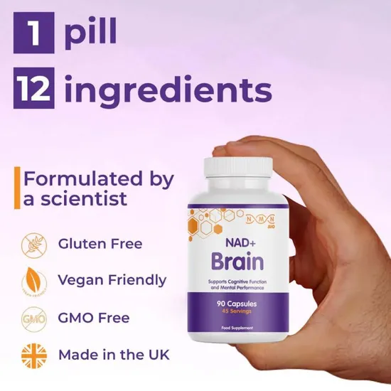 NMN Bio NAD+ Brain Capsules 90 Capsules
