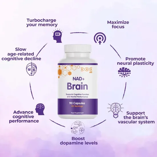 NMN Bio NAD+ Brain Capsules 90 Capsules