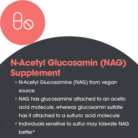 Allergy Research Group N-Acetyl Glucosamine NAG Capsules 90 Capsules