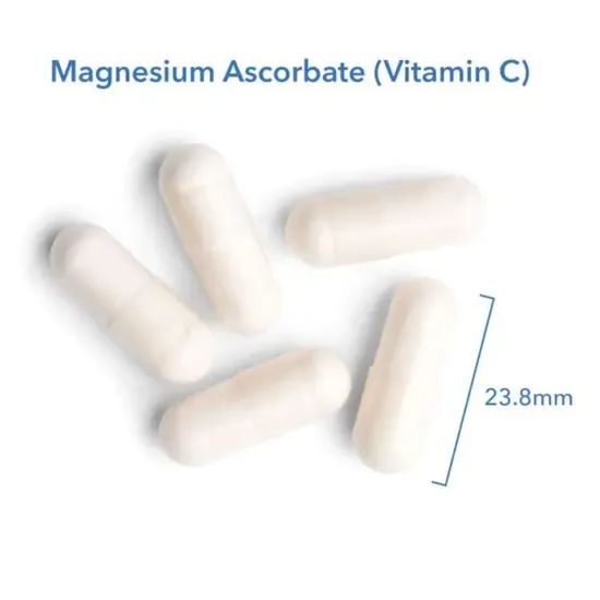 Allergy Research Group Magnesium Ascorbate Vitamin C Capsules 100 Capsules