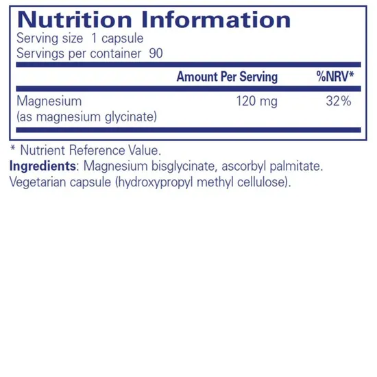 Pure Encapsulations Magnesium Glycinate Capsules 90 Capsules