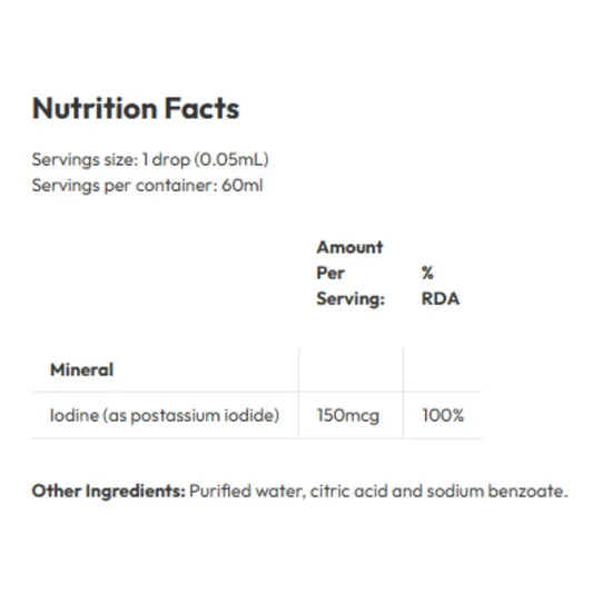 Biotics Research Liquid Iodine Forte 60ml