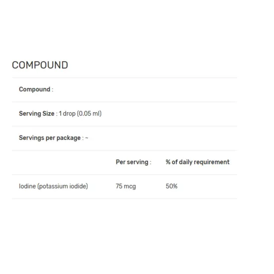 Biotics Research Liquid Iodine 60ml