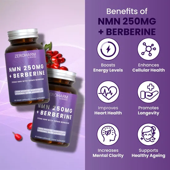 ZeroHarm Liposomal NMN 250mg Capsules 60 Capsules