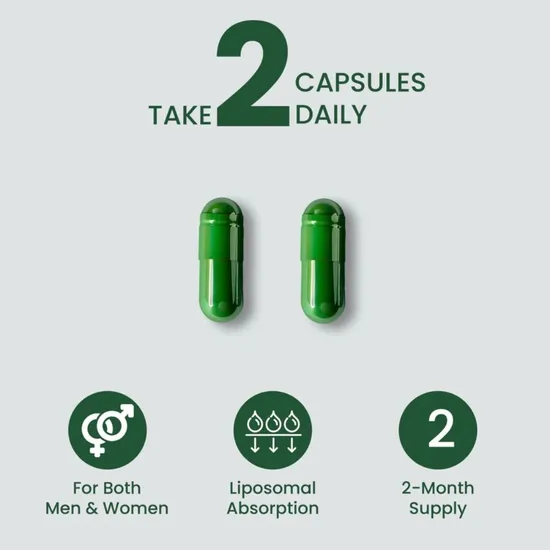 ZeroHarm Liposomal Multivitamin + Live Bacteria Capsules 120 Capsules