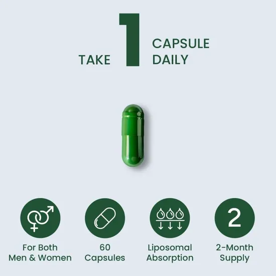 ZeroHarm Liposomal Magnesium Glycinate 600mg Capsules 60 Capsules