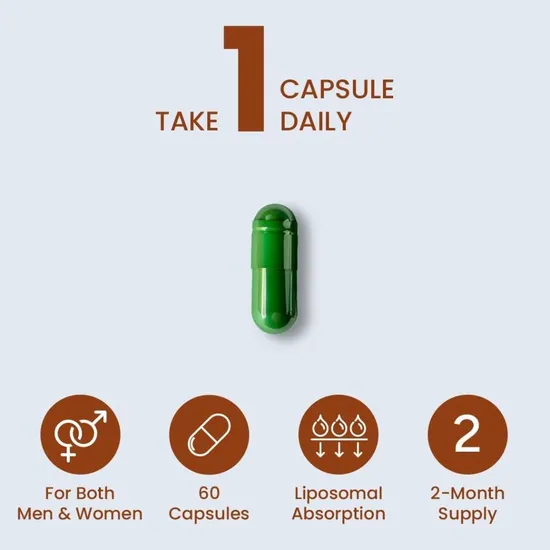 ZeroHarm Liposomal Kidney Support Capsules 60 Capsules