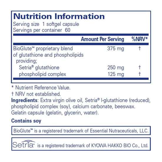 Pure Encapsulations Liposomal Glutathione Capsules 60 Capsules