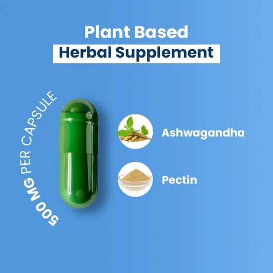 ZeroHarm Liposomal Ashwagandha 500mg Capsules 60 Capsules