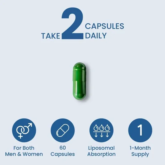 ZeroHarm Liposomal Ashwagandha 500mg Capsules 60 Capsules