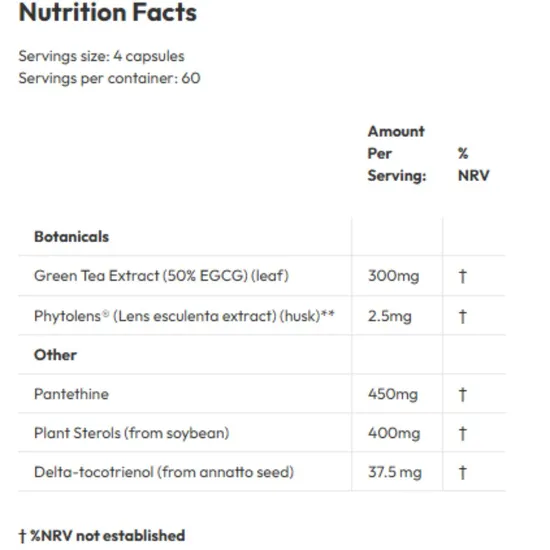 Biotics Research Lipid-Sirt Capsules 240 Capsules