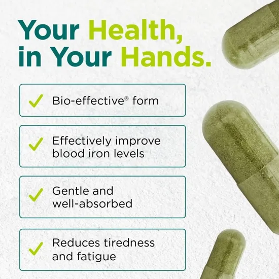 Cytoplan Iron Wholefood 10mg Elemental Capsules 60 Capsules