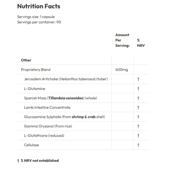 Biotics Research IPS Intestinal Permeability Support Capsules 90 Capsules