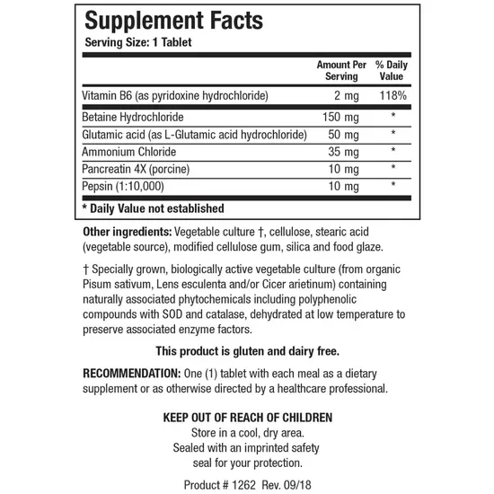 Biotics Research Hydro-Zyme Tablets 90 Tablets