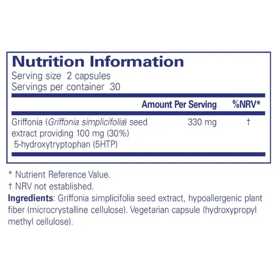 Pure Encapsulations Griffonia Extract Capsules 60 Capsules