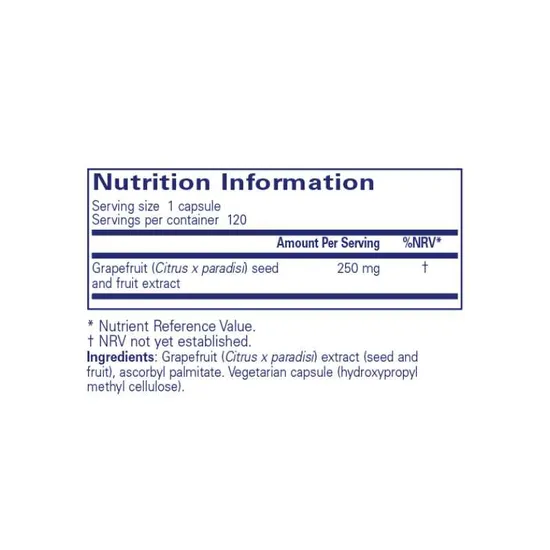 Pure Encapsulations Grapefruit Seed Extract Capsules 120 Capsules