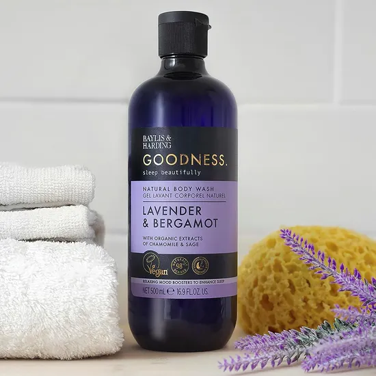 Baylis & Harding Goodness Lavender & Bergamot Natural Body Wash 500ml