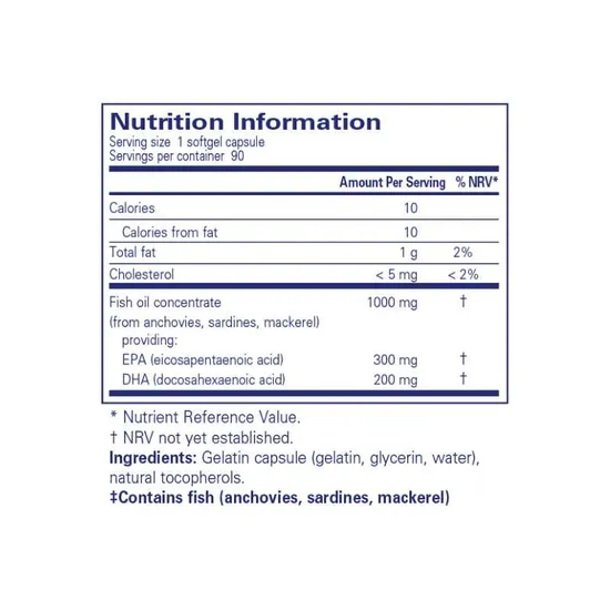 Pure Encapsulations EPA/DHA Essentials 90 Softgels