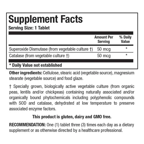 Biotics Research Dismuzyme Plus Tablets 180 Tablets