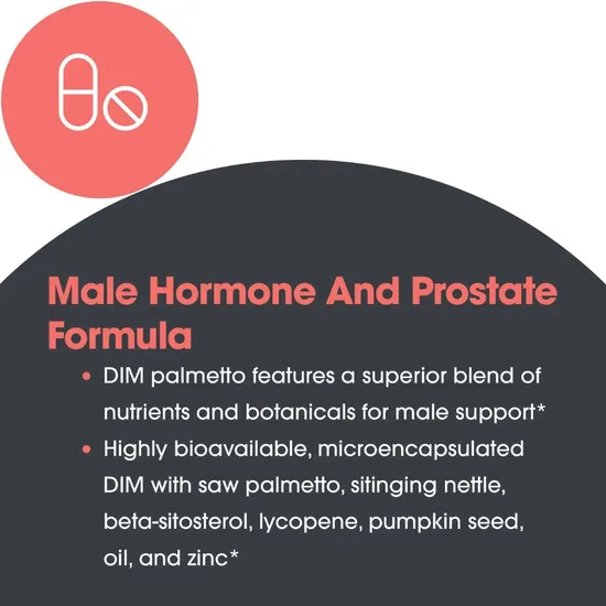 Allergy Research Group DIM Palmetto Prostate Formula 60 Softgels