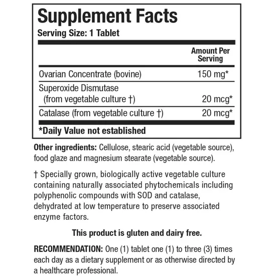 Biotics Research Cytozyme-O Tablets 60 Tablets