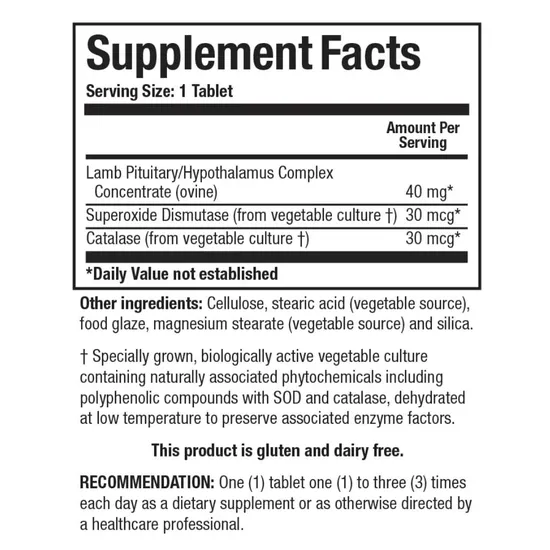 Biotics Research Cytozyme-PT/HPT Tablets 60 Tablets