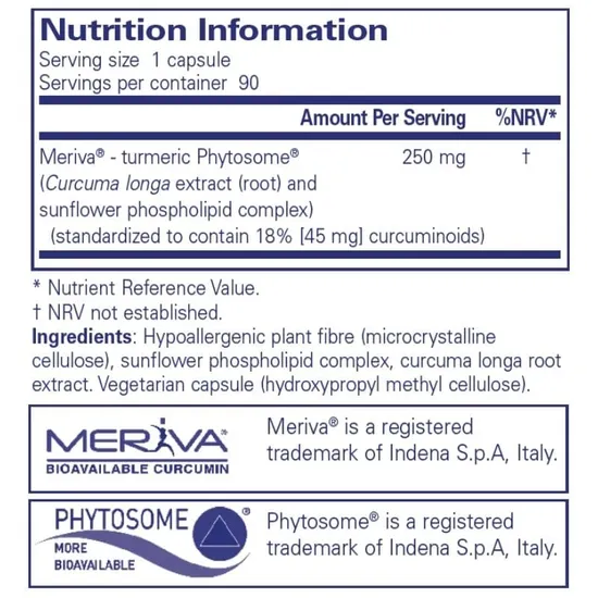 Pure Encapsulations CurcumaSorb Capsules 90 Capsules