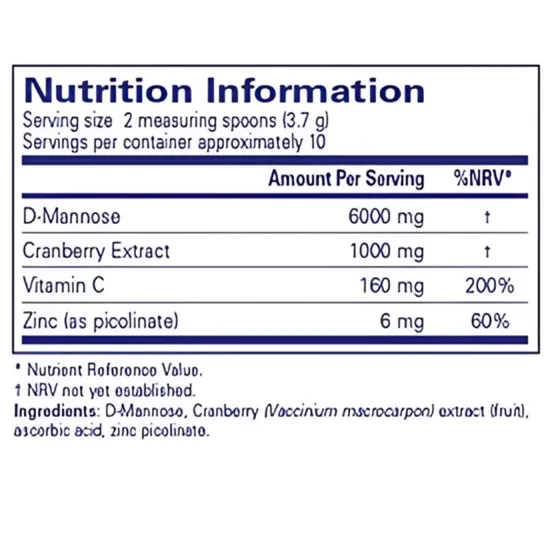 Pure Encapsulations Cranberry D-Mannose Powder 37g