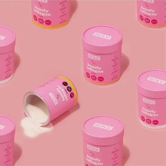 SOLV Collagen Peach & Raspberry Powder 188g