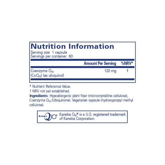 Pure Encapsulations CoQ10 60mg Capsules 60 Capsules