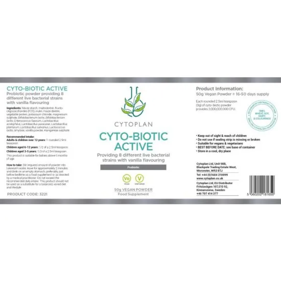 Cytoplan Children's Cyto-biotic Active Powder 50g