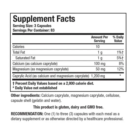 Biotics Research Caprin Capsules 100 Capsules