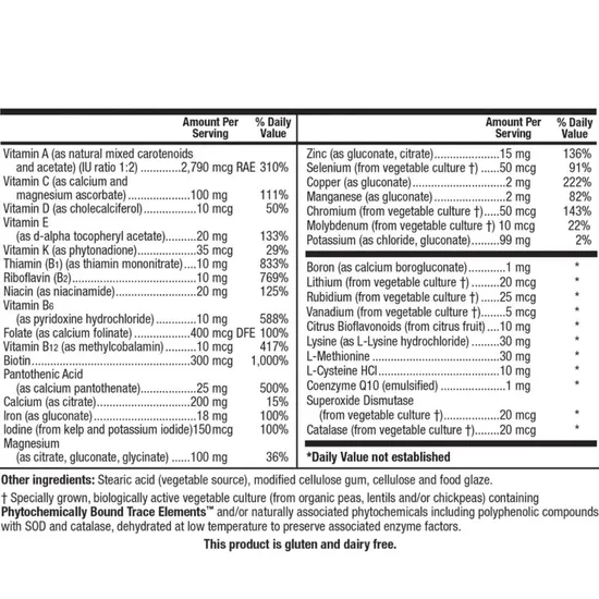 Biotics Research Bio-Multi Plus Tablets 90 Tablets