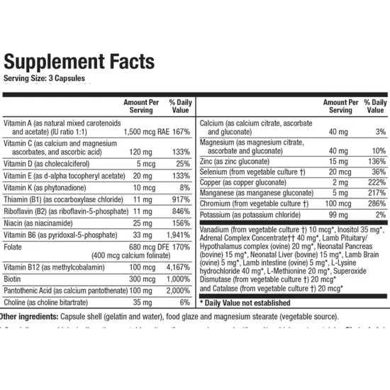 Biotics Research Bio-Glycozyme Forte Capsules 270 Capsules