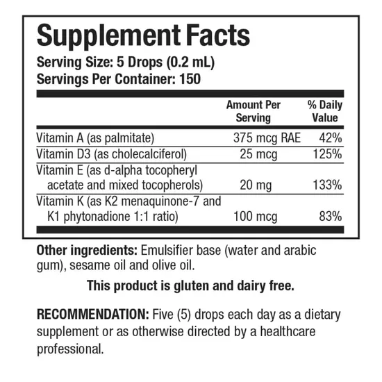 Biotics Research Bio-ADEK-Mulsion 30ml