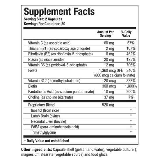 Biotics Research Bio GGG B Special B Complex Capsules 60 Capsules