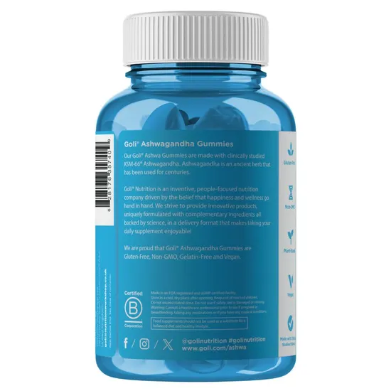 Goli Nutrition Ashwagandha Gummies 60 Gummies