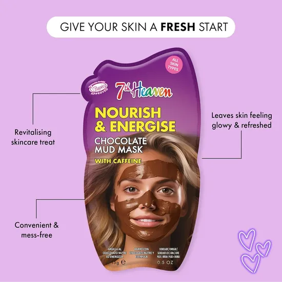 Montagne Jeunesse 7th Heaven Nourish & Energise Chocolate Mud Mask 15g