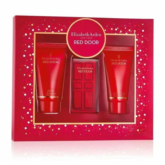 Elizabeth Arden Red Door Gift Set 30ml Eau De Toilette + 50ml Perfumed Body Lotion + 50ml Bath & Shower Gel