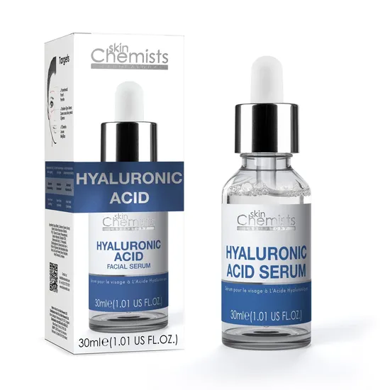 skinChemists Hydrating Hyaluronic Acid Serum 30ml x 2
