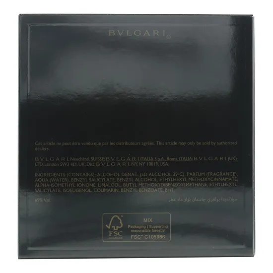 Bvlgari Splendida Jasmin Noir Eau De Parfum 50ml