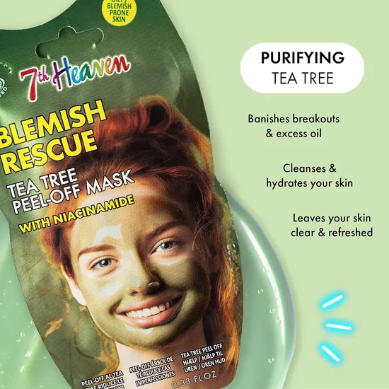 Montagne Jeunesse 7th Heaven Blemish Rescue Tea Tree Peel Off Mask 10ml