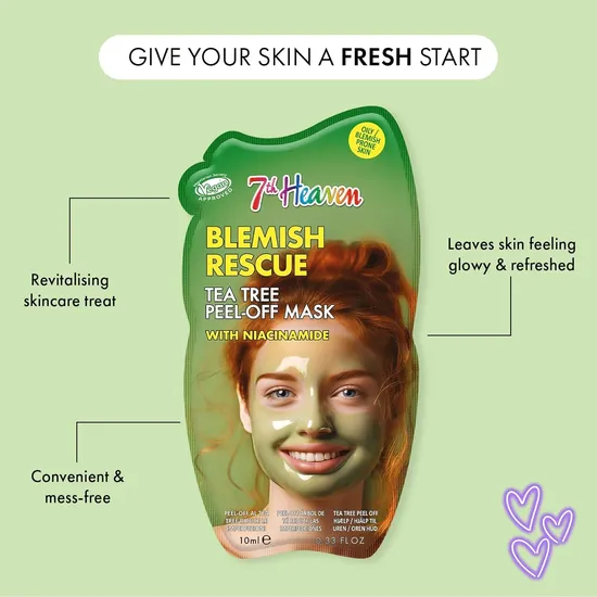 Montagne Jeunesse 7th Heaven Blemish Rescue Tea Tree Peel Off Mask 10ml