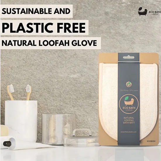 Eco Bath London Natural Loofah Bath Mitt
