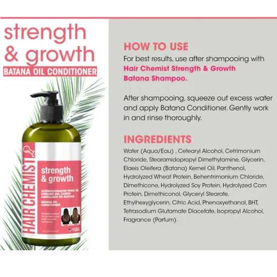 Hair Chemist Strength & Growth Batana Oil Conditioner 1000ml