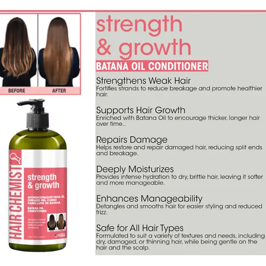 Hair Chemist Strength & Growth Batana Oil Conditioner 1000ml