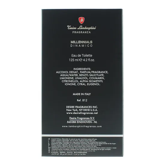 Tonino Lamborghini Millennials Dinamico Eau De Toilette 40ml