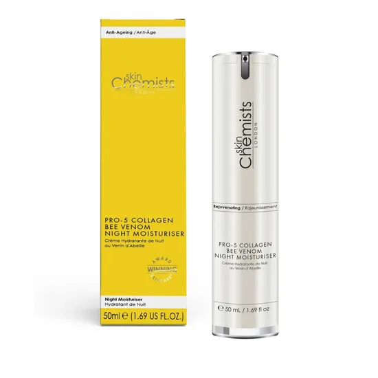 skinChemists Pro-5 Collagen Bee Venom Night Moisturiser 50ml