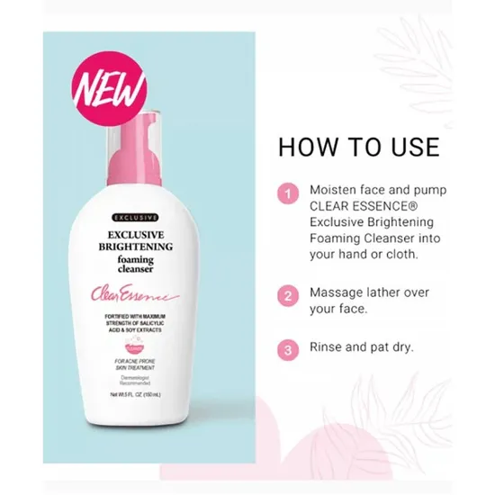 Clear Essence Exclusive Brightening Foaming Cleanser 150ml