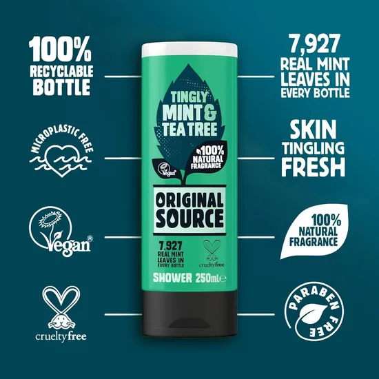Original Source Tingly Mint & Tea Tree Shower Gel 250ml